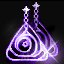 リネージュM「ルームティスの紫イヤリング」のアイテム画像