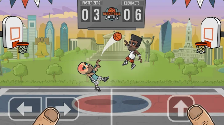 バスケットボールの試合: Basketball Battle