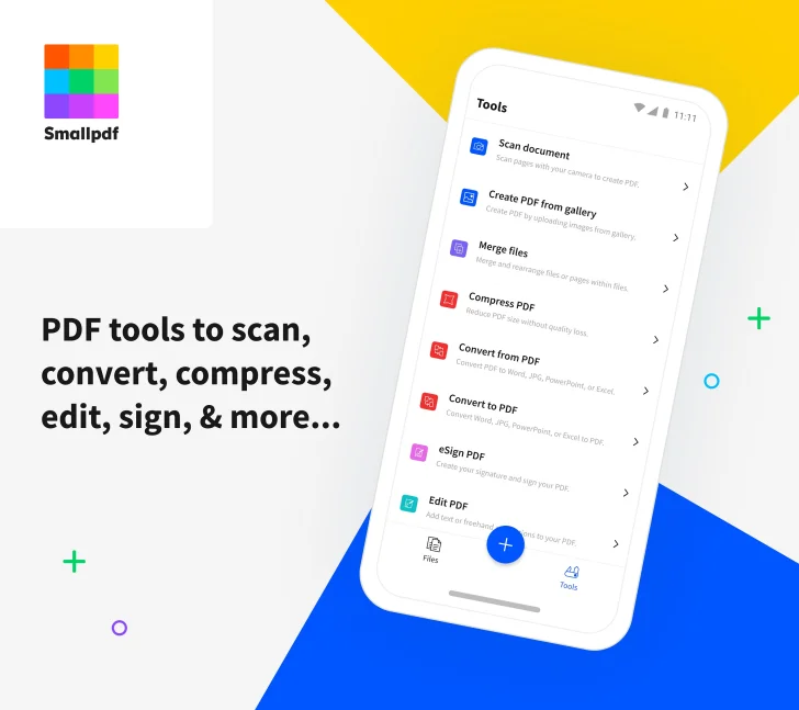 Smallpdf：スキャン＆PDF編集