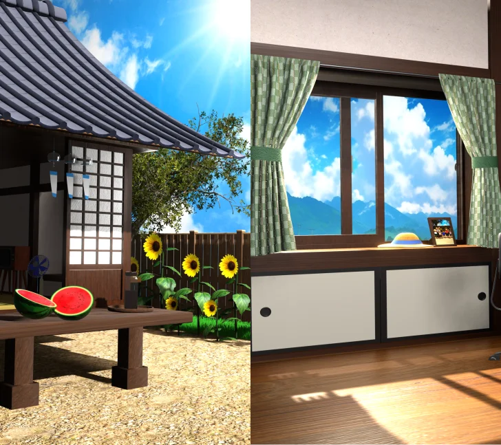 脱出ゲーム　田舎の夏休み。